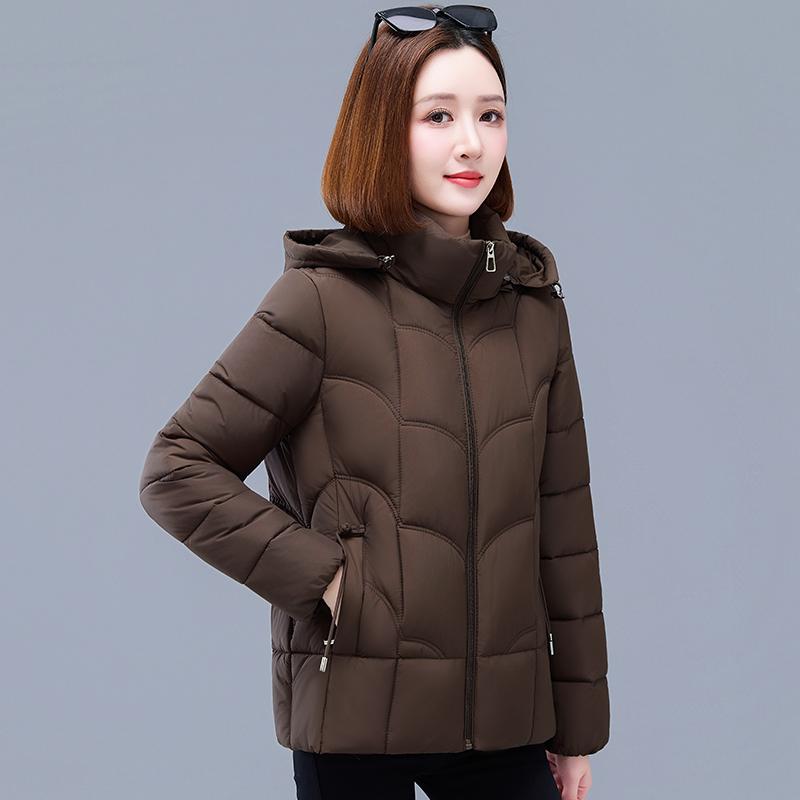 Hooded Cotton Jacket for Women In Winter, Korean Version, Cold Proof and Warm Cotton Jacket