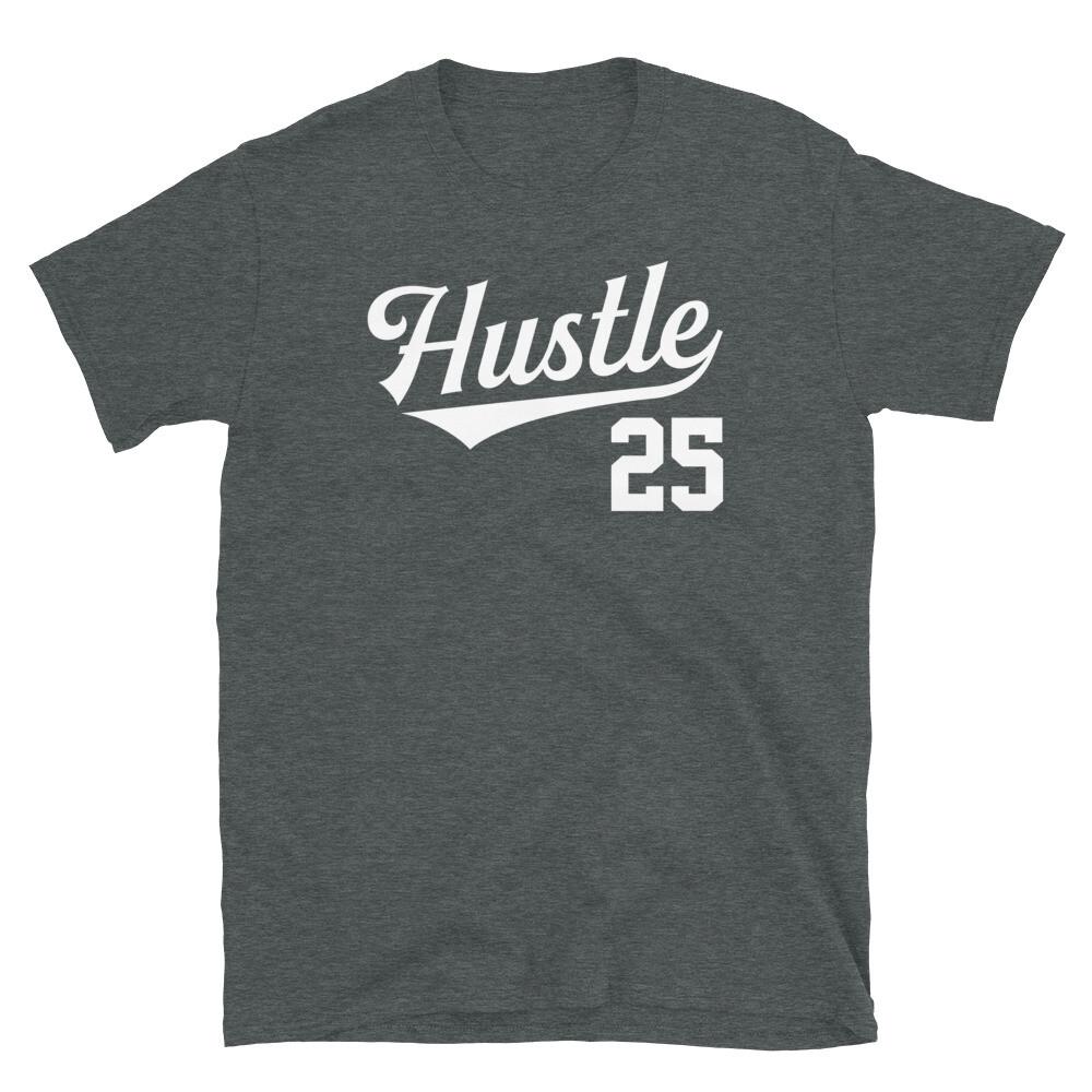 

Hustle 25 Entrepreneur Success Baseball Jersey Short-Sleeve Unisex T-Shirt 2XL