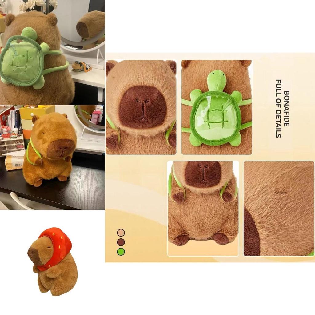Adorable Capybara Plush Toy Pp Cotton Stuffed Animal Short Plush Water Rat Category 45cm