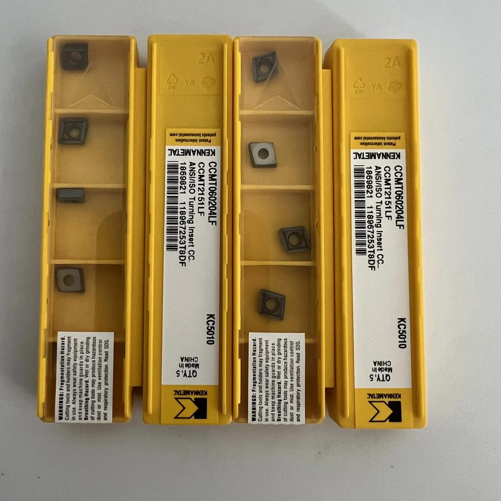 KENNAMETEL / CCMT060204LF KC5010  / Original carbide blade 10 Pcs