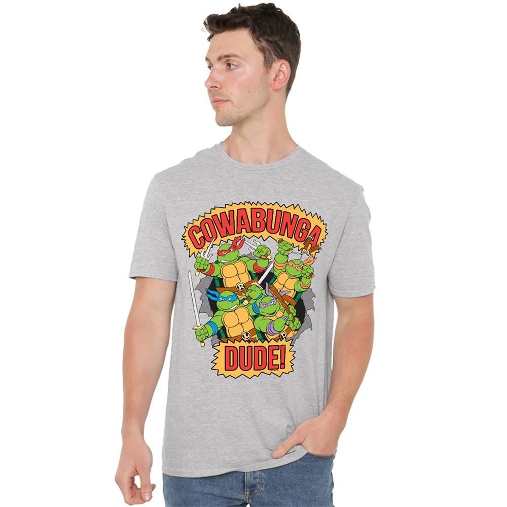 Tmnt Cowabunga Dude T-Shirt S-5XL Athletic Heather XXXL