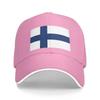 Cappellino da Baseball alla Moda con Bandiera della Finlandia Uomo Donna Traspirante Cappello da Papà Sportivo