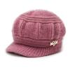 Winter Knitted Wool Hat for Women Korean Style Beetle Hat Plus Velvet Thickened Warm Windproof Hat for Elderly Hat
