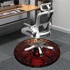1 Stück Spinnennetz Büro Runder Teppich, Matte Geeignet Für Büro, Unter Bürostühlen Schlafzimmer Wohnzimmer Heimdekoration, Zimmer Deko