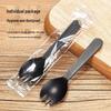 Yangge Individually Wrapped Disposable Plastic Fork Spoons