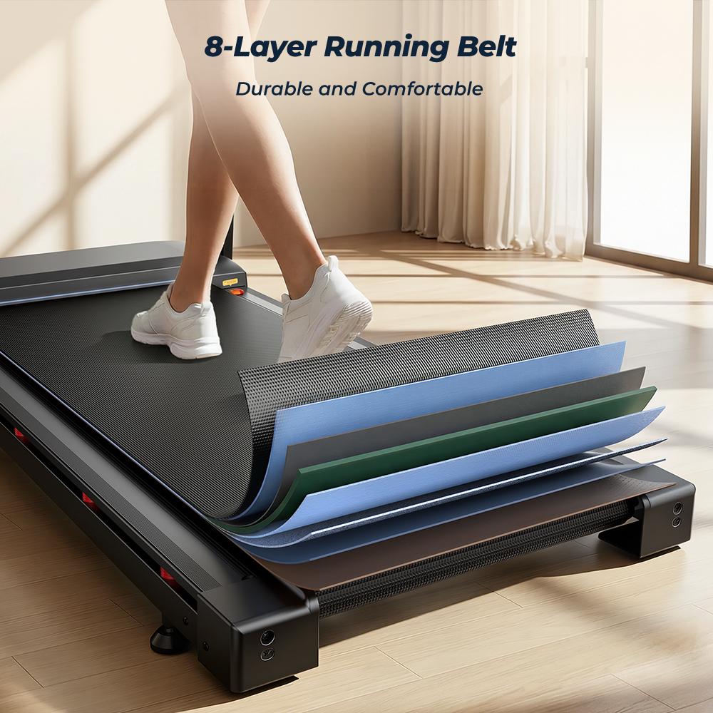 Walking Pad FT54 1–14 km/h Speed 0–15 Levels Incline 3 HP Peak Motor Power with App Compatibility
