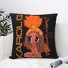 Federa per Cuscino Quadrato Karol G Tropicoqueta Verano Rosa Copricuscino Federa Decorativa Divertente per Seduta 4040cm