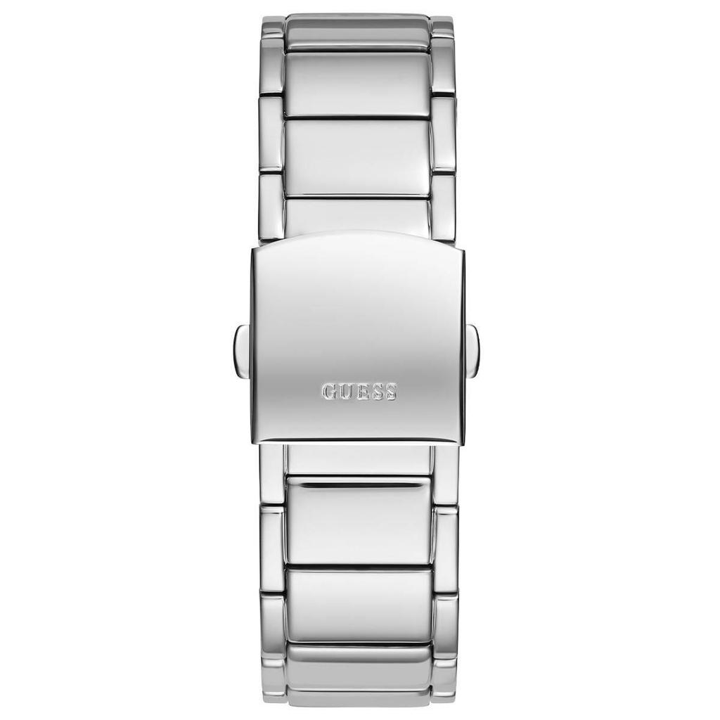 Guess Mens Silver Tone Multi-function Watch