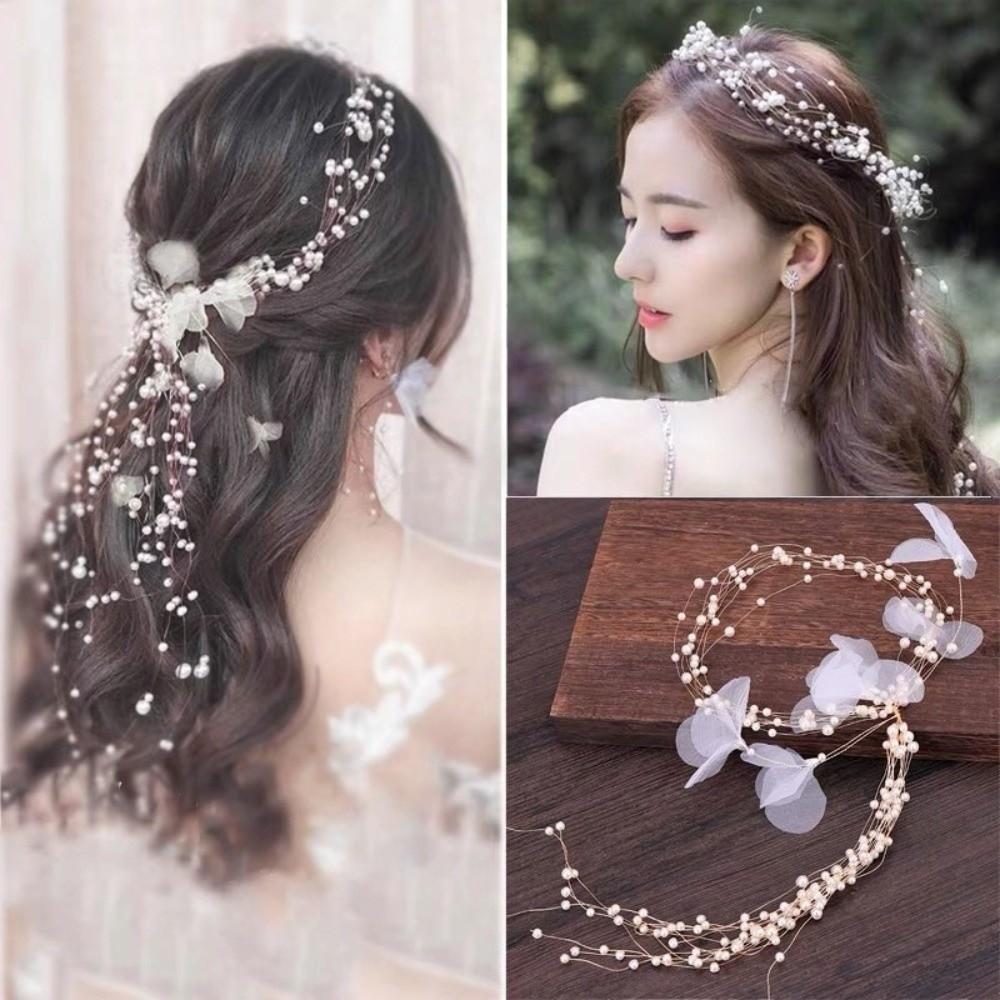 Elegant Fairy Hair Band Handmade Bridal Headdress Fashion Hairpin Ornaments  Photoshoot