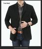 Herren Baumwollblazer: Frühling/Herbst Lässiger Uni-Farben Trend, Übergröße verfügbar.