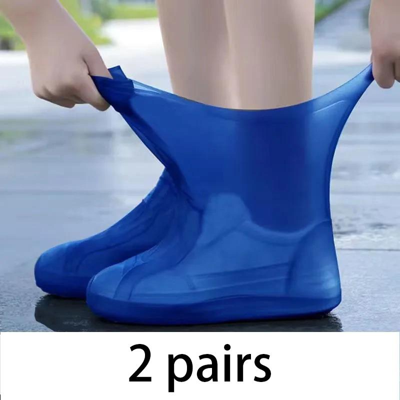Rain Shoe Covers Anti Slip Silicone Rubber Rain Boots Raincoats Covers for Rain Shoes Waterproof Covers for Shoes