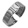 22mm men bracelet For Armani AR2447 AR2448 AR2434 AR2432 2433 2435 Curved end Solid stainless steel watchband Metal watch strap