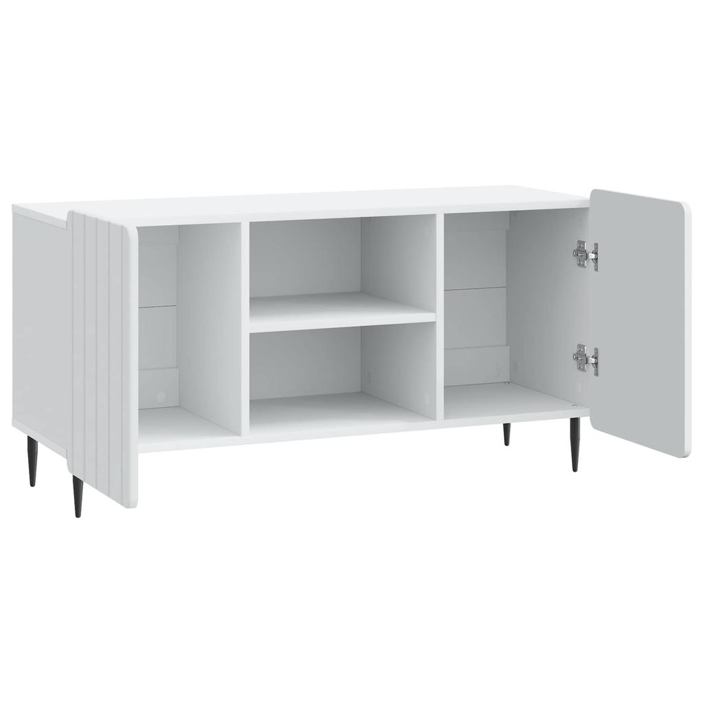 TV Cabinet White 102 x 34.5 x 52 cm Particleboard