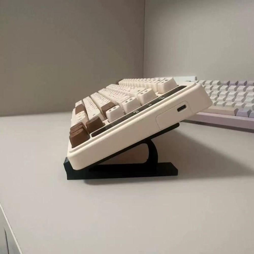 1 Pair New Portable Keyboard Elevated Stand Raised Keyboard Angle Plastic Computer Keyboard Riser Accessories Monitor Holder