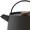 Ikenaga Iron Works Tetsubin 1L Nambu Iron Kettle, IH & Gas Compatible, Cast Iron (W20.3 X D16.5 X H15cm)