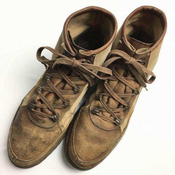 Vintage Paraboot Short Work Boots Brown Size 26.027.0 Vintage Boots Men's(USED)