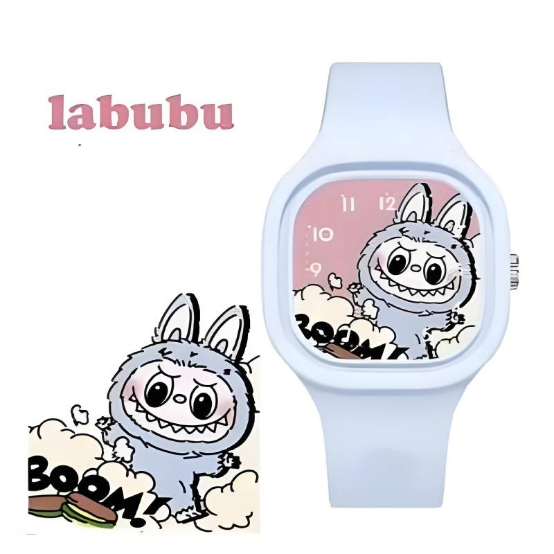 

Watch Children Cute Cartoon High Quality Skin Feel Jelly Silicone Watch синій