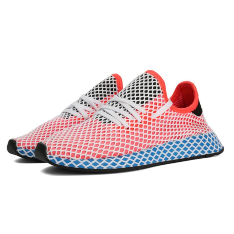 adidas Damen Deerupt 'Rot Blau' Sneaker AC8466