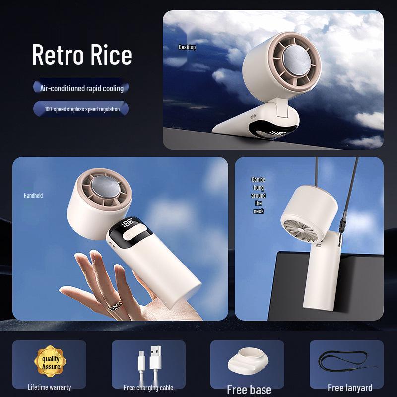 Mave High-Speed Handheld Mini Fan: Powerful Portable Air Cooler for Students Handheld