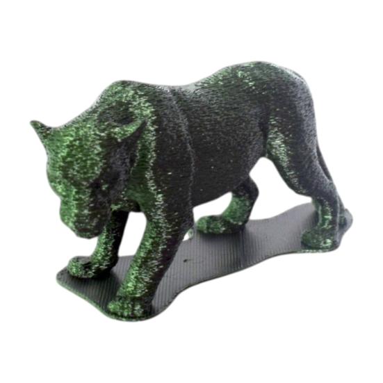 Panther Figurine, 3D Printed Wild Life Model, Collectible Realistic Animal Desktop Ornament for Home, Office, Bookshelf, Table Decor