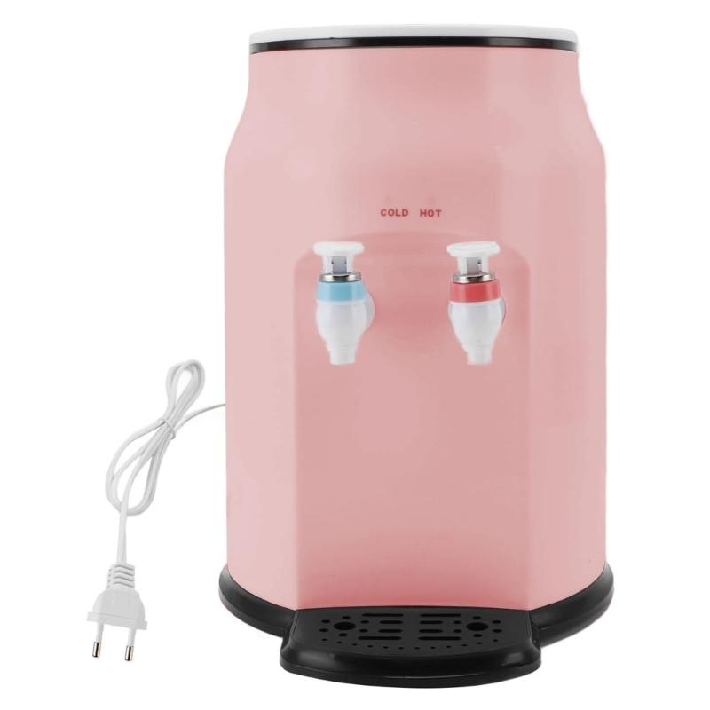 

220V Mini Water Cooling Dispenser Toy Small Desk Top Cute Water Dispenser for Bedroom Drink Machine Water Dispenser рожевий