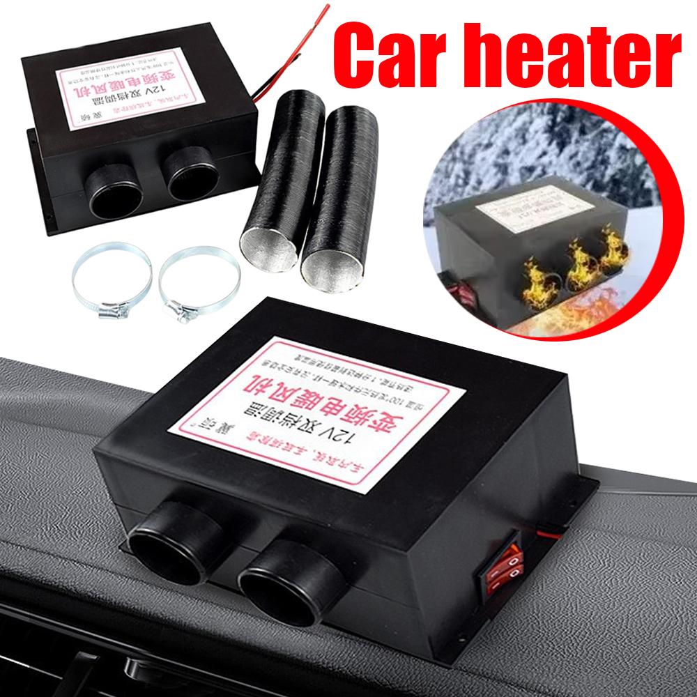 1 Pcs Powerful 400 1000W Car Heater Fan 12V 24V Windshield Defroster Air Heater For Auto Van RV Motorhome Trailer Trucks