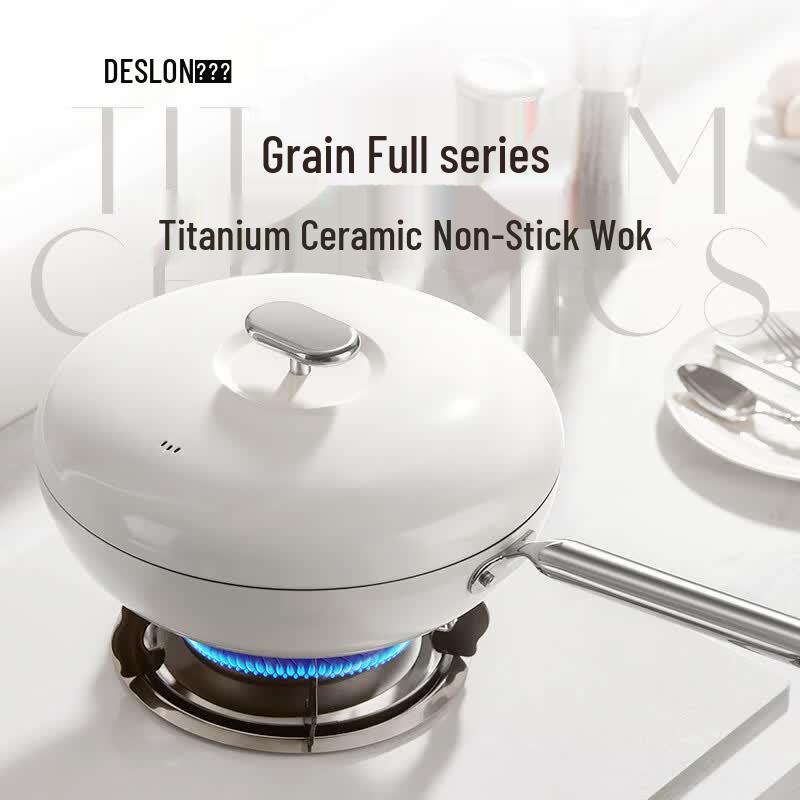 DESLON Xiaoman Series Titanium Ceramic Non-stick Wok