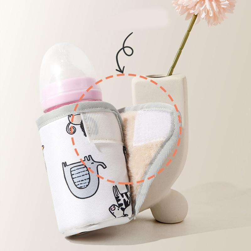 Baby-Flaschenwärmer-Hülle Babyflaschen-Isolierhülle Milchflaschenschutz Flaschen Warmhaltehülle Waschbar