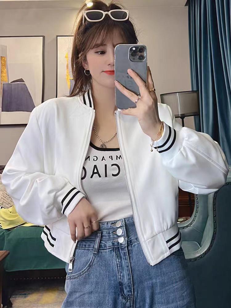 Women's 2023 High-End Loose Baseball Jacket - Autumn/Spring Street Fashion