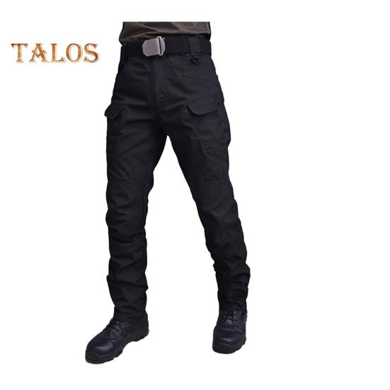 

Мужские брюки-карго с несколькими карманами, прямые брюки для тренировок на открытом воздухе, средняя талия, застежка-молния на пуговицы, свободные брюки для путешествий и школы XXXL чёрный