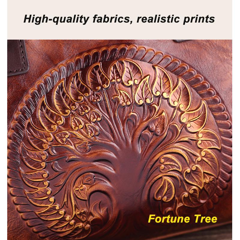 Retro Handmade Women's Handbag For Ladies Leather Should Bags Bohemian Style Soft Boston Luxury Handbags