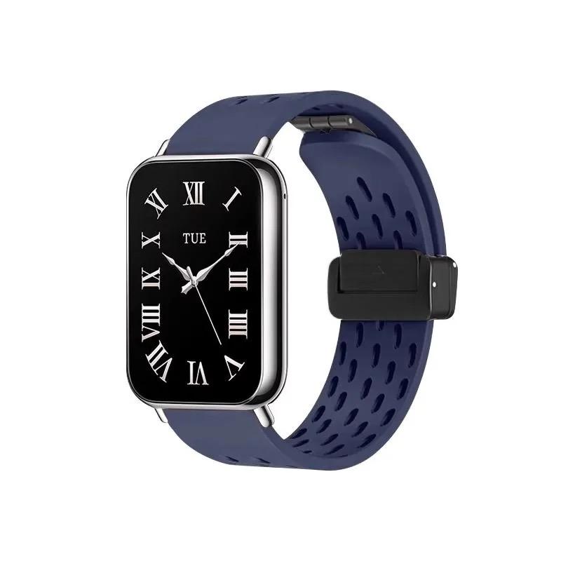 Silicone Strap for Redmi Watch 9 8 Magnetic Buckle Sports Band for Mi Band 9pro 8pro Correa Breathable Bracelet Accessories