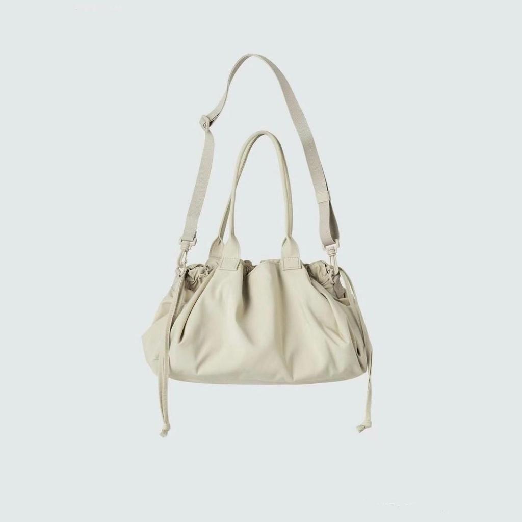 Modische Damen Tasche Nylon Kordelzug Beutel Tasche Vielseitig Große Kapazität Handtasche Schultertasche Crossbody Kordelzug