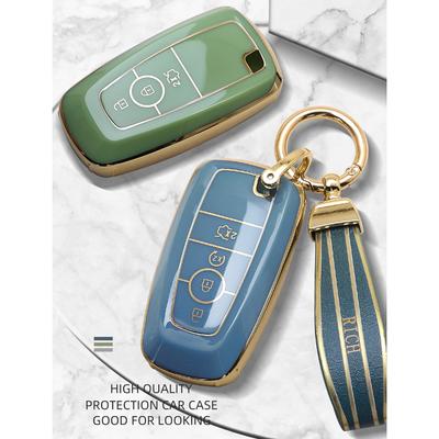 Luxurious Remote Key Case Cover For Ford Fusion Mondeo Mustang Explorer Edge EcoSport For Lincoln MKC MKZ MKX Car