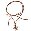 Acrylic Plum Blossom Charm Clavicle Chain Hollow Flower Choker Wedding Party