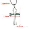 Ancient Egyptian Anka Necklace Life Lucky Cross Pendant, Vintage Personality, Fashion Accessories