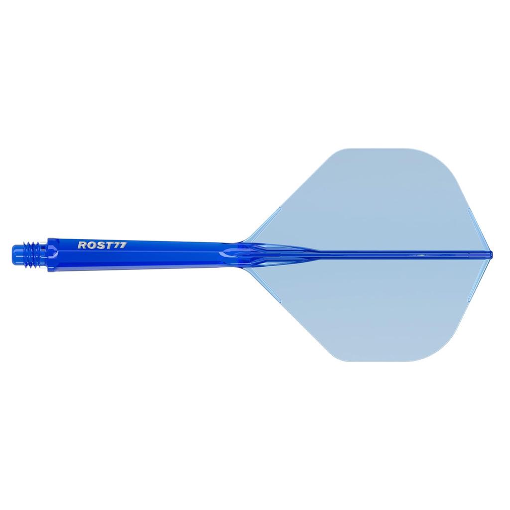 CUESOUL ROST 77 Transparent Integrated Flight Big Standard Set Clear Black Clear Blue Clear Light Green Flight Flight L Size 3-Piece 3-Color