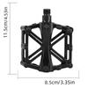 1 Pair Double Ball Bicycle Pedals Aluminum Zinc Zinc Alloy Cycling Treadle Platform  Road Cycling Accessories