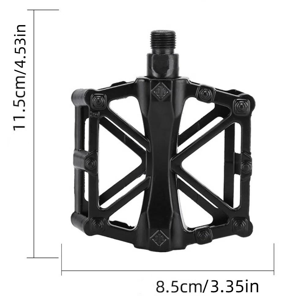 1 Pair Double Ball Bicycle Pedals Aluminum Zinc Zinc Alloy Cycling Treadle Platform  Road Cycling Accessories