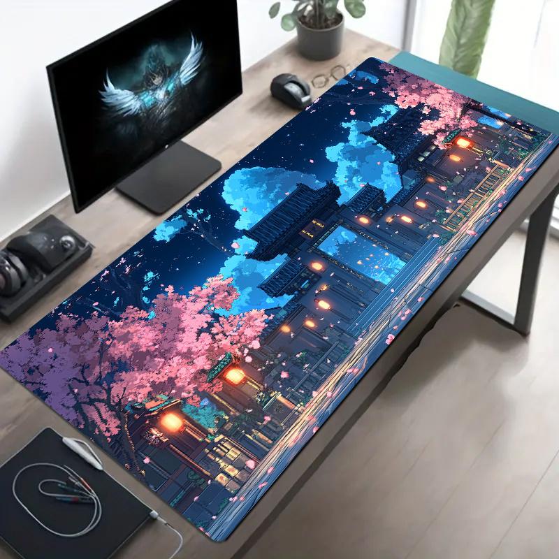 NonSlip Cloth Surface Rectangle Mouse Pad Comfortable Gaming Office Home Computer Laptop Mouse Mat Durable Stitched
