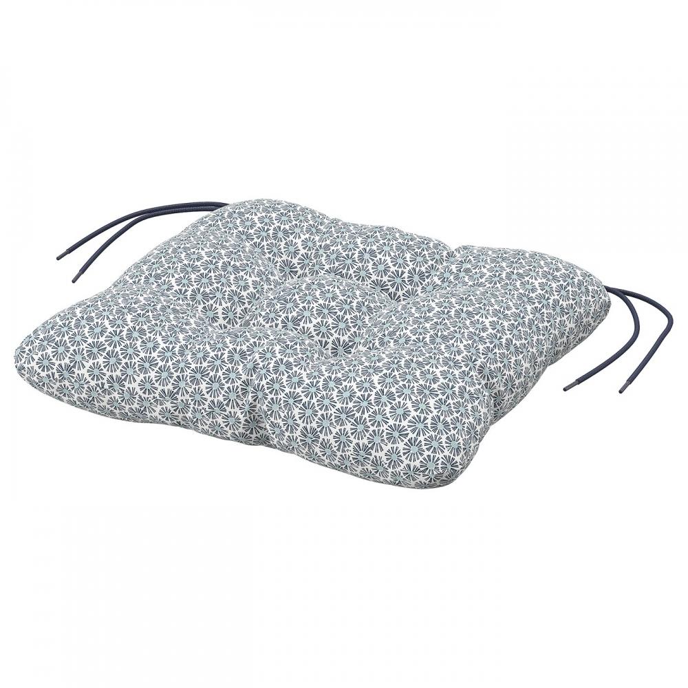 

IKEA KL SAN Подушка для садового стула Kl san синяя, 36x32 см