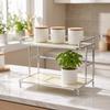 Desktop Storage Rack Multipurpose 2-Tier Countertop Organizer Non-Slip
