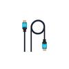 Câble HDMI TooQ 10.15.37 V2.0 Noir Bleu 0,5 M