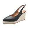 2025 Spring Summer High Heels Women Heeled Shoes Pointed Toe Brand Ladies Party Shoes Women Pumps Wedges 8cm Plus Size 42