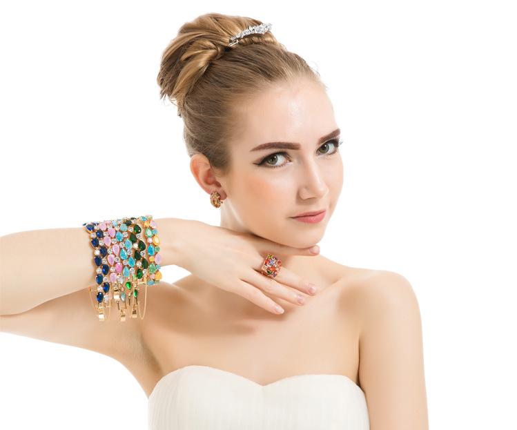 Jinse Mona Lisa AAA Zircon Fashion Women’s Bracelet