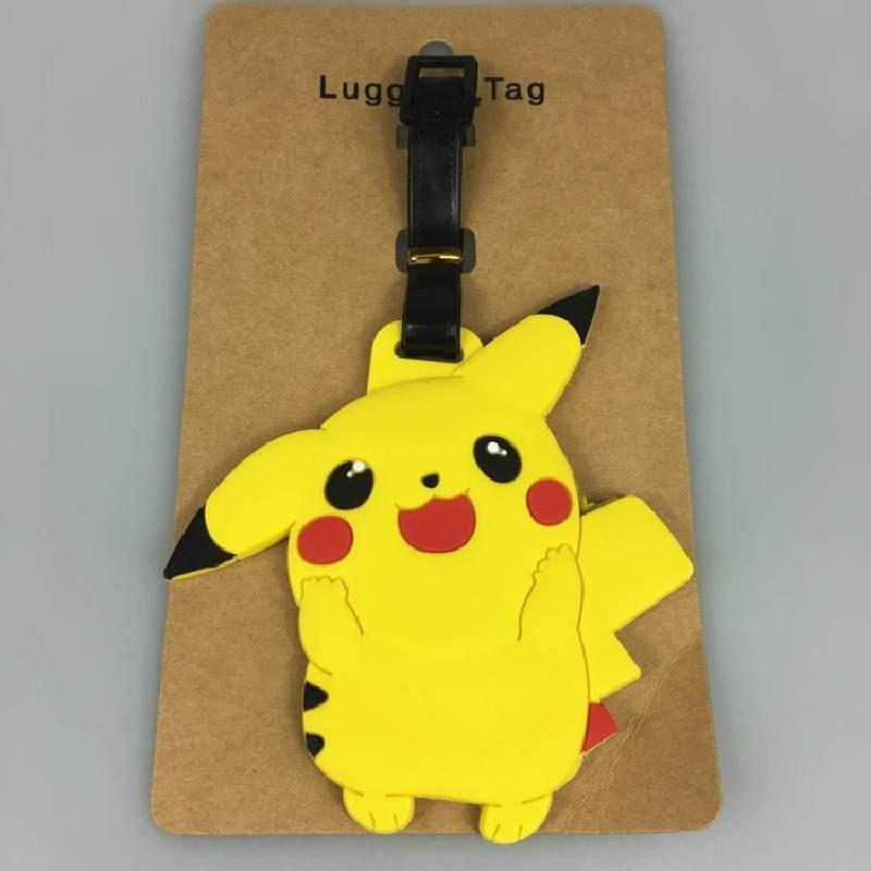 Pokemon Pikachu Charmander Squirtle Travel Luggage Tag Gengar Charmander Squirtle Silicone Travel Id Tag For Cruises