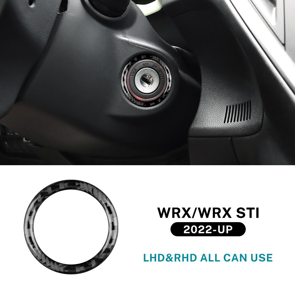 Real Soft Carbon Fiber Sticker For Subaru WRX/WRX STI 2025 2025 2025 Car Ignition Key Hole Engine Ring Trim Ignition Interior