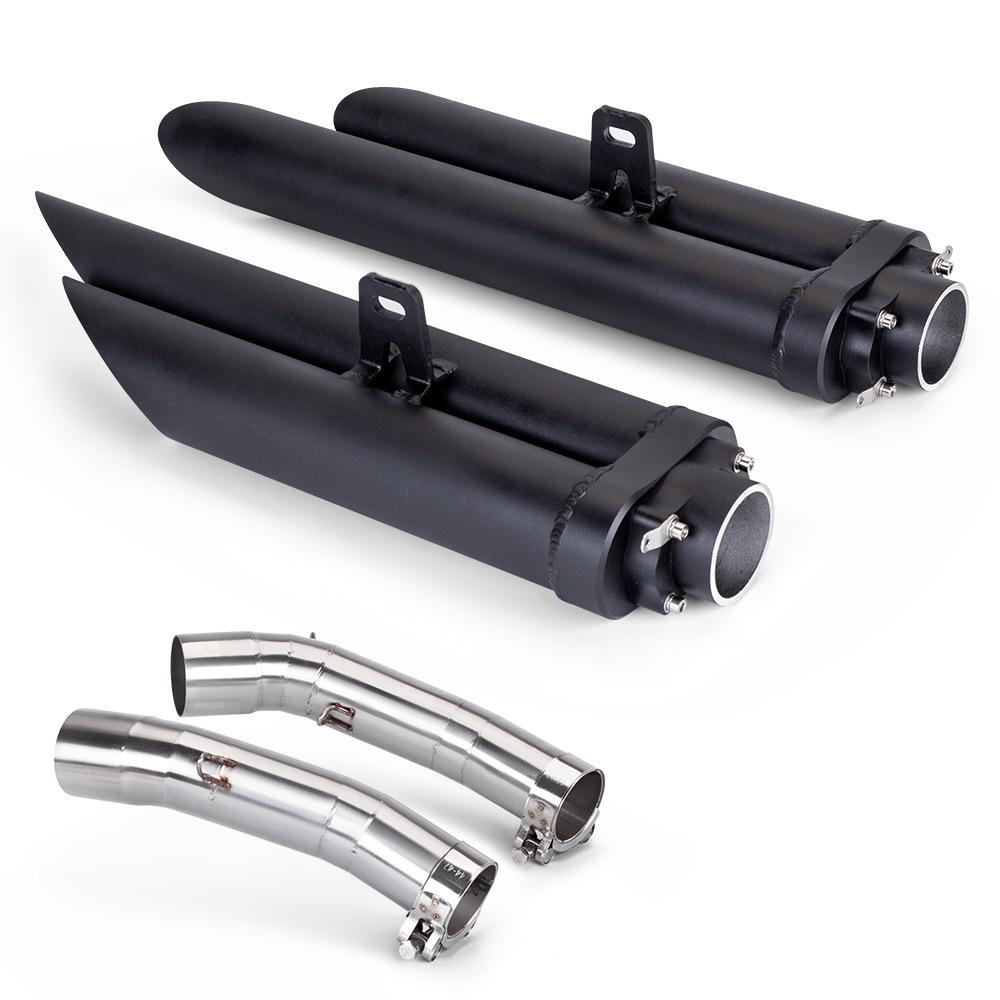 YZF-R1 Motorcycle Exhaust Pipe for 2004-2006: Modified Four-Outlet Mid & Tail Section