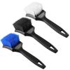 Multi-Functional Black Car Tire & Rim Cleaning Brush for Wheels and Floor Mats