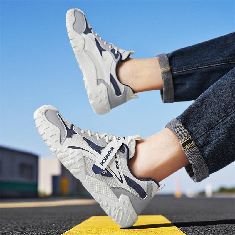 Warrior Trendy Versatile Fashion National Style Simple Commuting Durable Lightweight Low-Top Casual Shoes Men sneakers WXY-N872N03